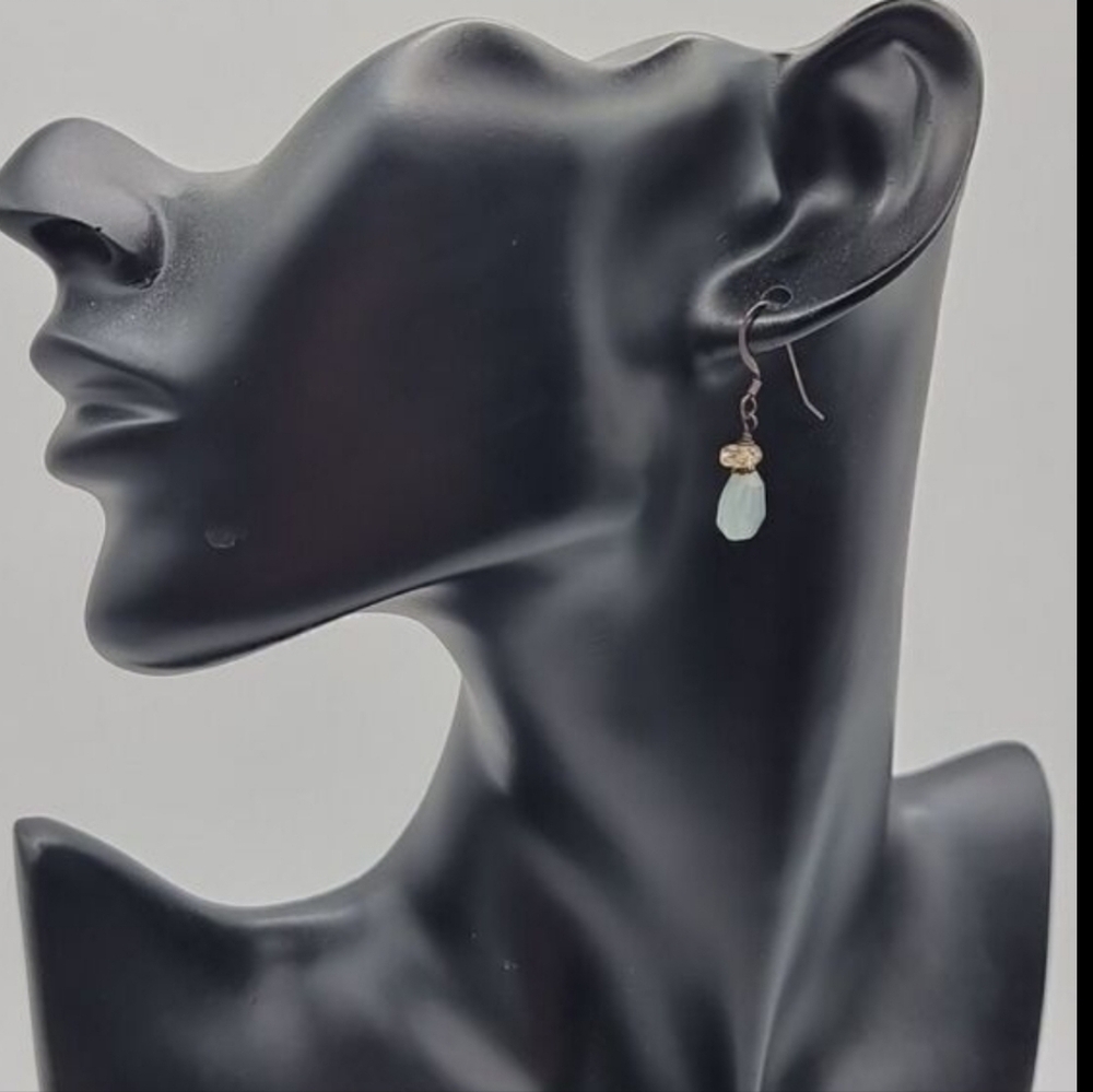 VINTAGE BEADED DANGLE EARRINGS